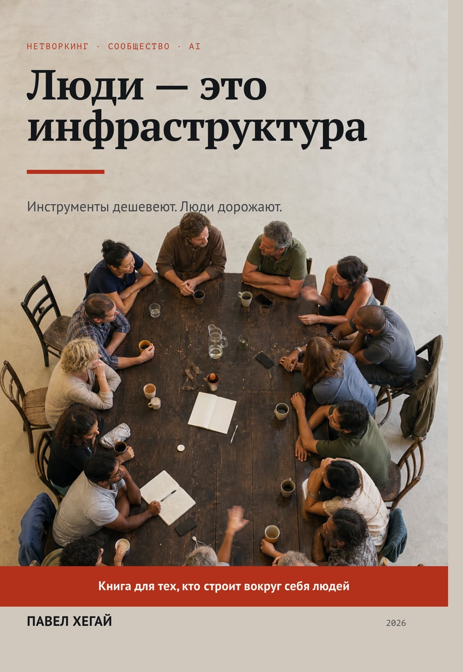 Обложка книги «Люди — это инфраструктура», Павел Хегай